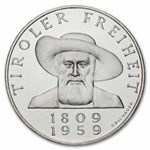 1959 Austria Silver 50 Schilling 150th Tyrol Proof
