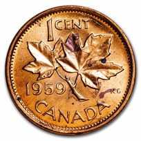 1959 Canada Copper Cent BU/Prooflike