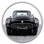 1959 Corvette 2 x 1 oz Silver Round & Die Cast Car Set - Black