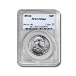 1959-D Franklin Half Dollar MS-64 PCGS