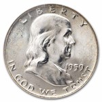 1959-D Franklin Half Dollar MS-65 NGC