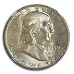 1959-D Franklin Half Dollar MS-66 NGC (FBL)