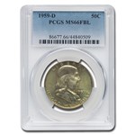 1959-D Franklin Half Dollar MS-66 PCGS (FBL)