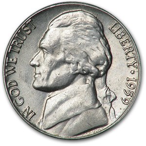 1959-D Jefferson Nickel BU
