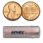 1959-D Lincoln Cent 50-Coin Roll BU