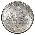 1959-D Roosevelt Dime 50-Coin Roll BU