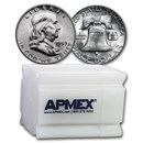 1959 Franklin Half Dollar 20-Coin Roll BU
