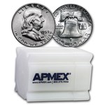 1959 Franklin Half Dollar 20-Coin Roll BU