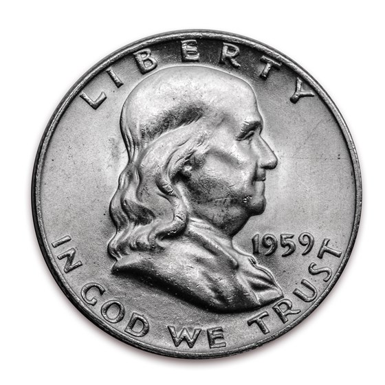 1959 Franklin Half Dollar BU