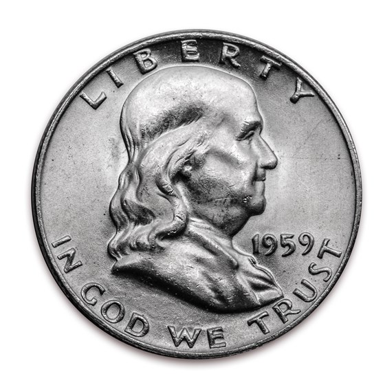 1959 Franklin Half Dollar BU 1959 Franklin Half Dollar BU