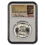1959 Franklin Half Dollar MS-64 NGC (DDR, T2/T1 REV, FS-801)