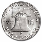 1959 Franklin Half Dollar MS-64 NGC (FBL)