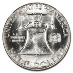 1959 Franklin Half Dollar MS-64 NGC (T-II Rev, Fivaz)