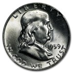 1959 Franklin Half Dollar MS-64 NGC