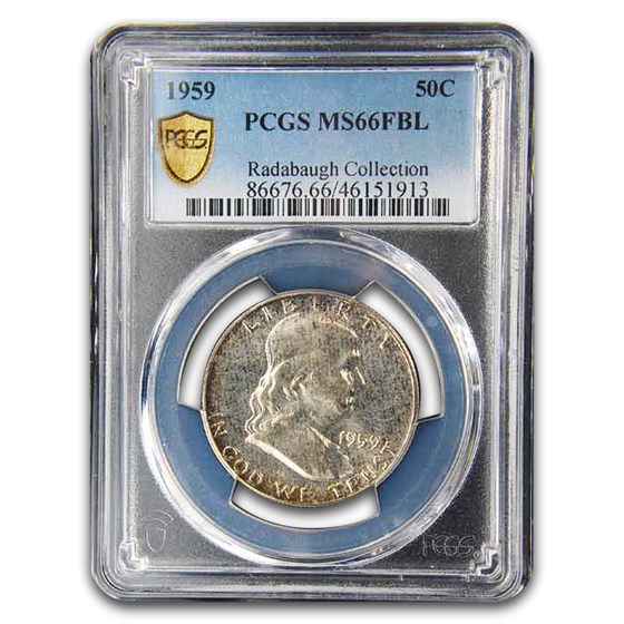 1959 Franklin Half Dollar MS-66 PCGS (FBL) 1959 Franklin Half Dollar MS-66 PCGS (FBL)