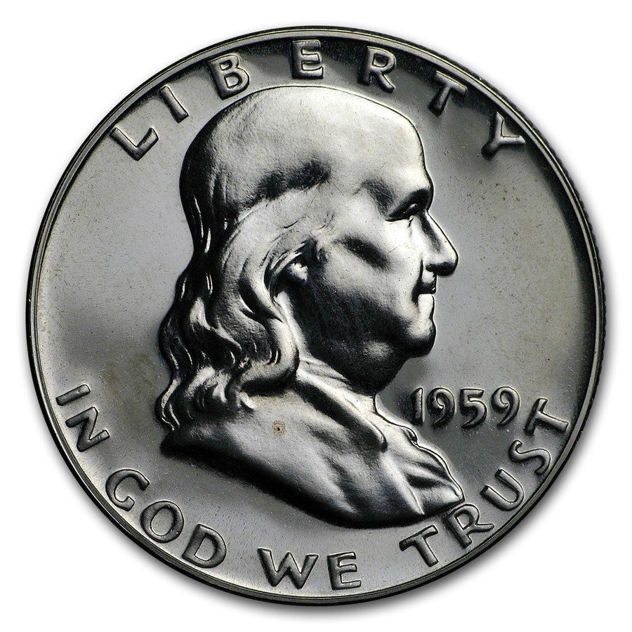 1959 Franklin Half Dollar Proof
