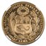 1959 Peru Gold 100 Soles Liberty MS-64 PL NGC