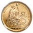 1959 Peru Gold 50 Soles Liberty MS-65 NGC