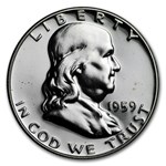 1959 Proof Franklin Half Dollar 20-Coin Roll