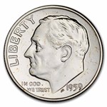 1959 Roosevelt Dime Gem Proof