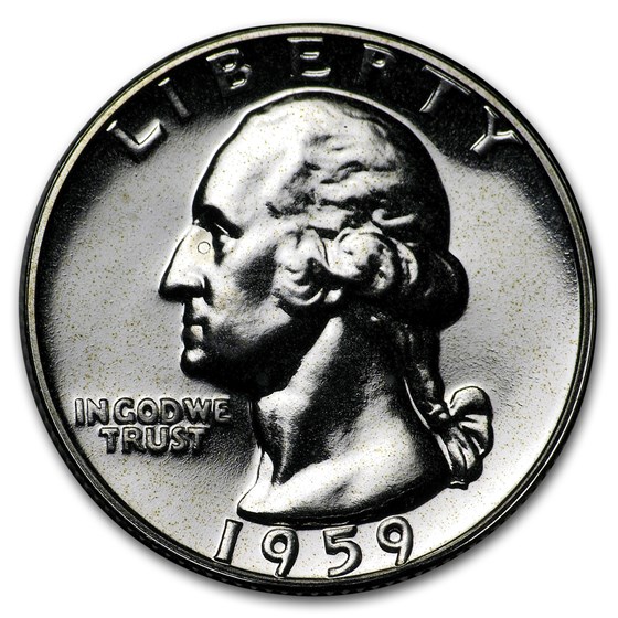 1959 Washington Quarter Gem Proof 1959 Washington Quarter Gem Proof