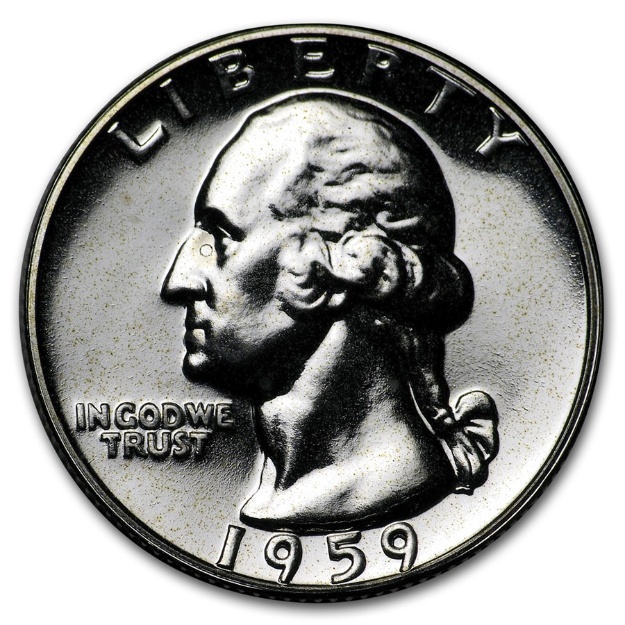 1959 Washington Quarter Gem Proof