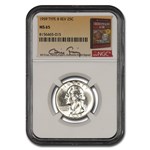 1959 Washington Quarter MS-65 NGC (Type B Rev, Fivaz Label)