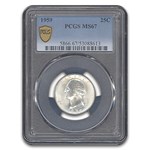 1959 Washington Quarter MS-67 PCGS