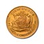 1960 Chile Gold 100 Pesos BU