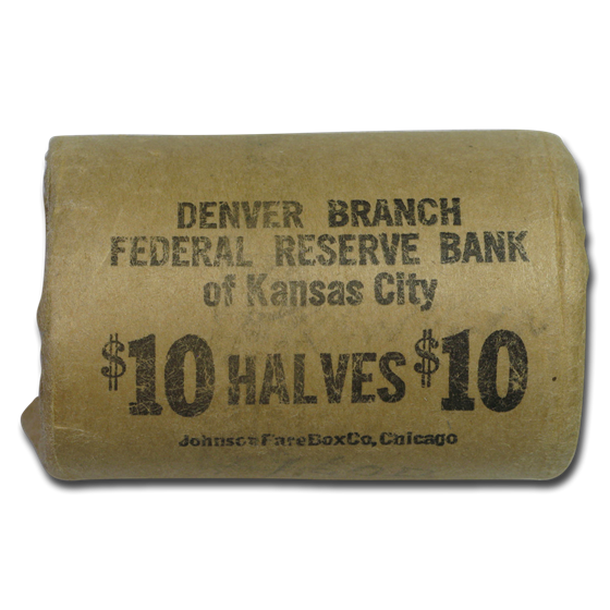 Buy 1960D Franklin Half Dollar 20Coin BankWrapped Roll BU APMEX