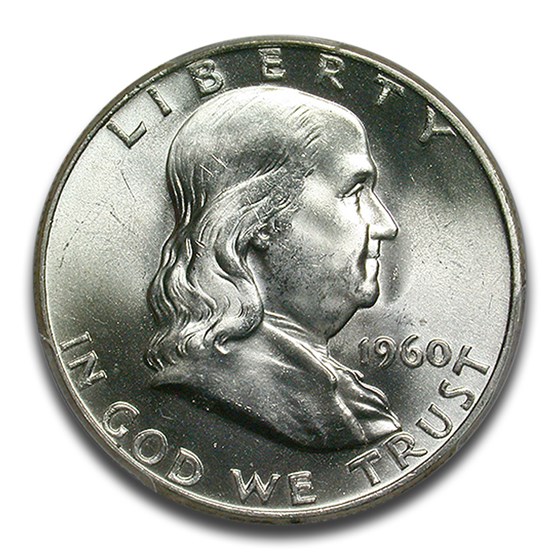 1960-D Franklin Half Dollar MS-65 PCGS (FBL)