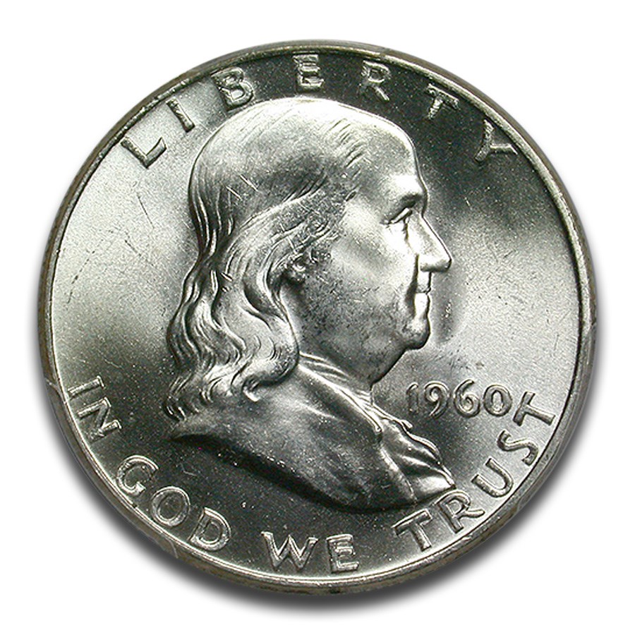 1960-D Franklin Half Dollar MS-65 PCGS (FBL)