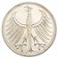 1960-D Germany Silver 5 Deutsche Mark AU