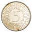 1960-D Germany Silver 5 Deutsche Mark AU