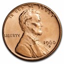 1960-D Lincoln Cent Small Date BU (Red)