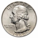 1960-D Washington Quarter 40-Coin Roll BU