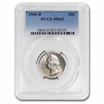 1960-D Washington Quarter MS-65 PCGS