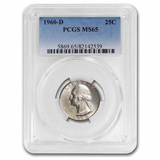 1960-D Washington Quarter MS-65 PCGS 1960-D Washington Quarter MS-65 PCGS