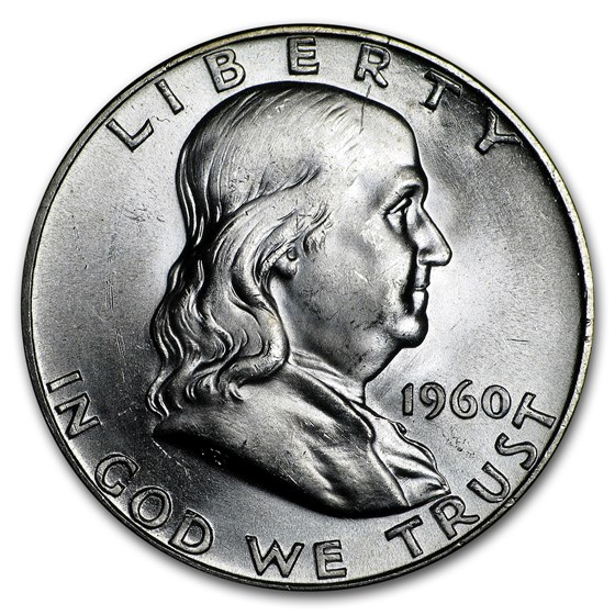1960 Franklin Half Dollar BU 1960 Franklin Half Dollar BU