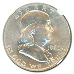 1960 Franklin Half Dollar MS-64 NGC (Bugs Bunny, FS-401, Fivaz)
