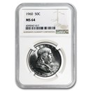 1960 Franklin Half Dollar MS-64 NGC