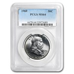 1960 Franklin Half Dollar MS-64 PCGS