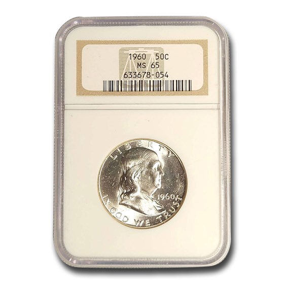 1960 Franklin Half Dollar MS-65 NGC 1960 Franklin Half Dollar MS-65 NGC