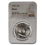 1960 Franklin Half Dollar MS-66 NGC