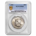 1960 Franklin Half Dollar MS-66 PCGS