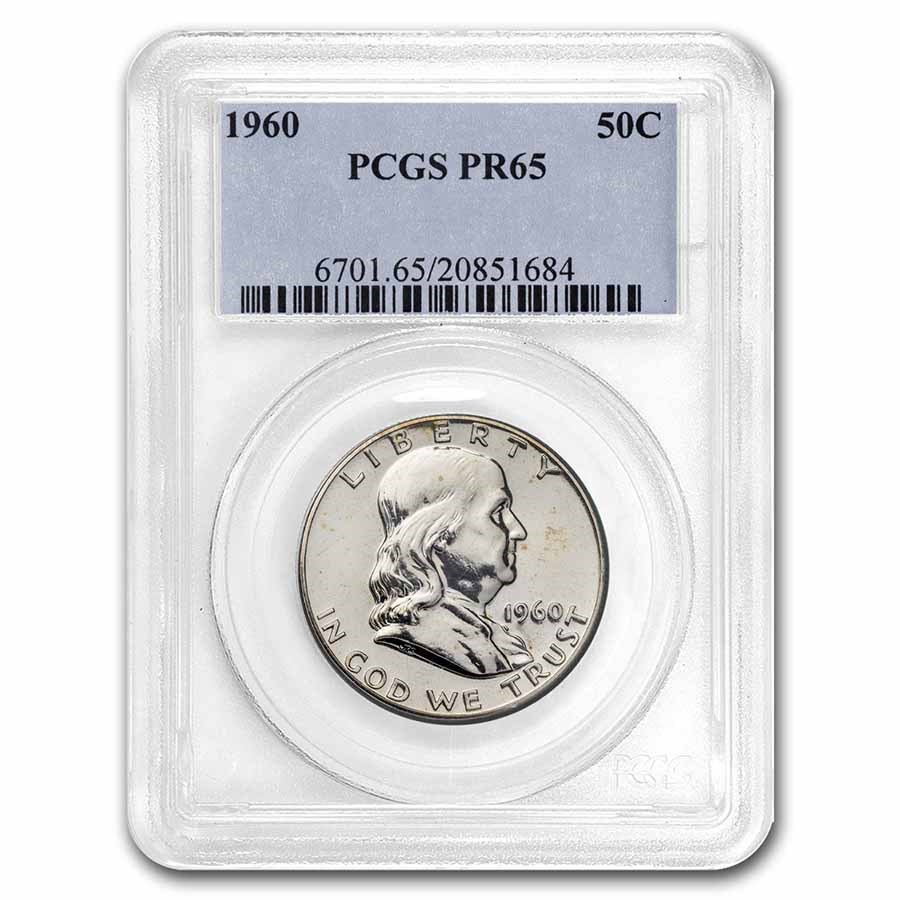 1960 Franklin Half Dollar PR-65 PCGS
