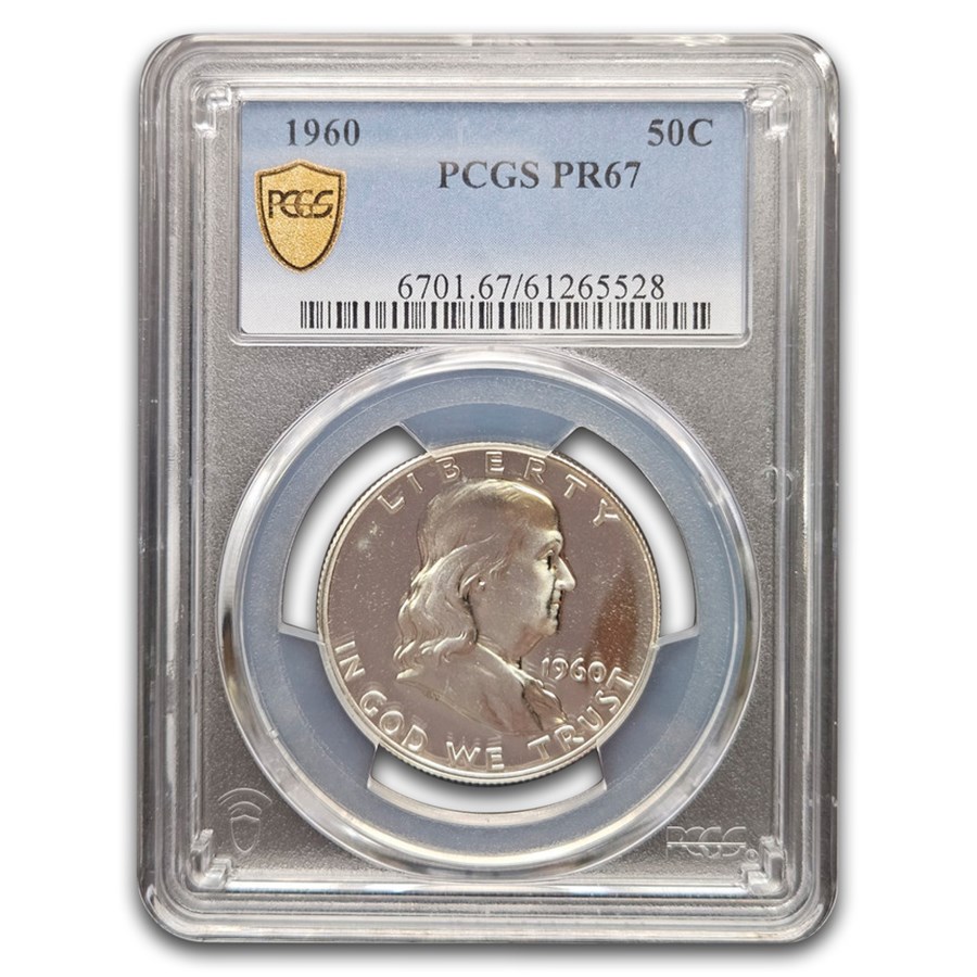 1960 Franklin Half Dollar PR-67 PCGS