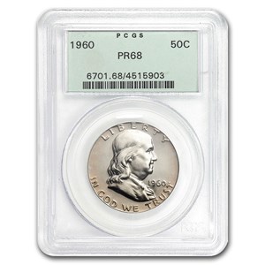 Buy 1960 Franklin Half Dollar PR-68 PCGS | APMEX