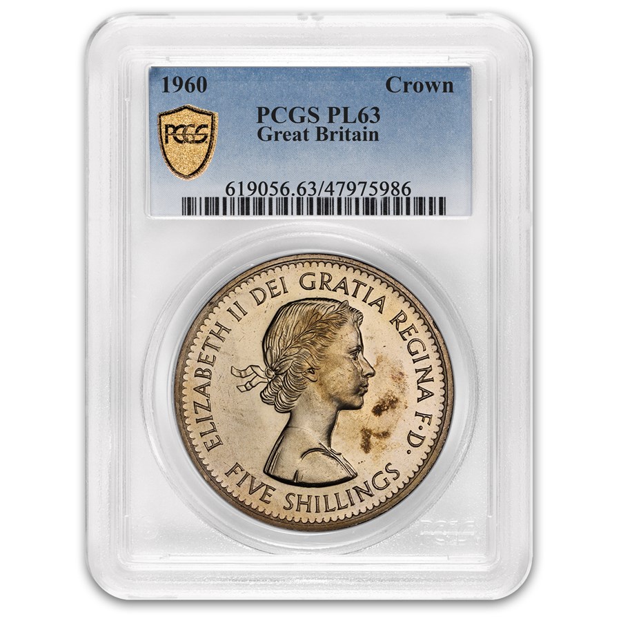 1960 Great Britain Crown Elizabeth II MS-63 PCGS (PL)