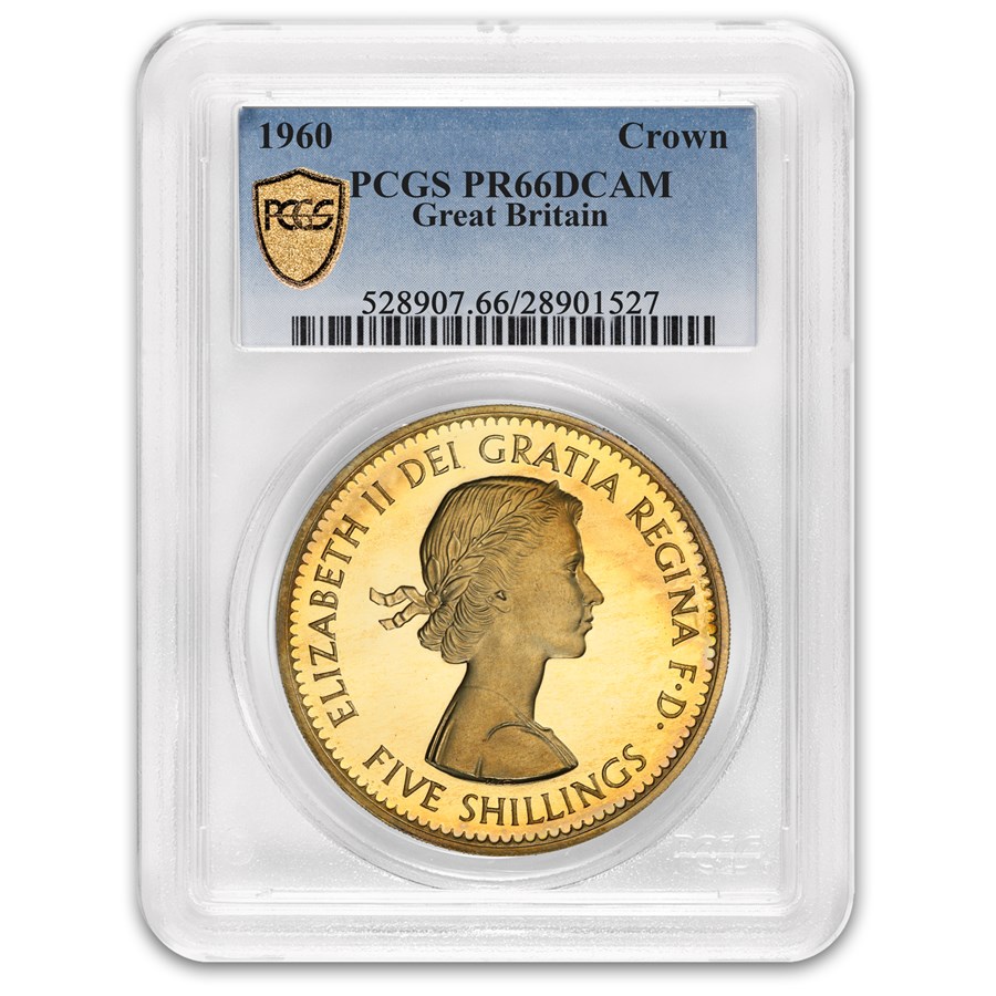 1960 Great Britain Crown Elizabeth II PR-66 DCAM PCGS